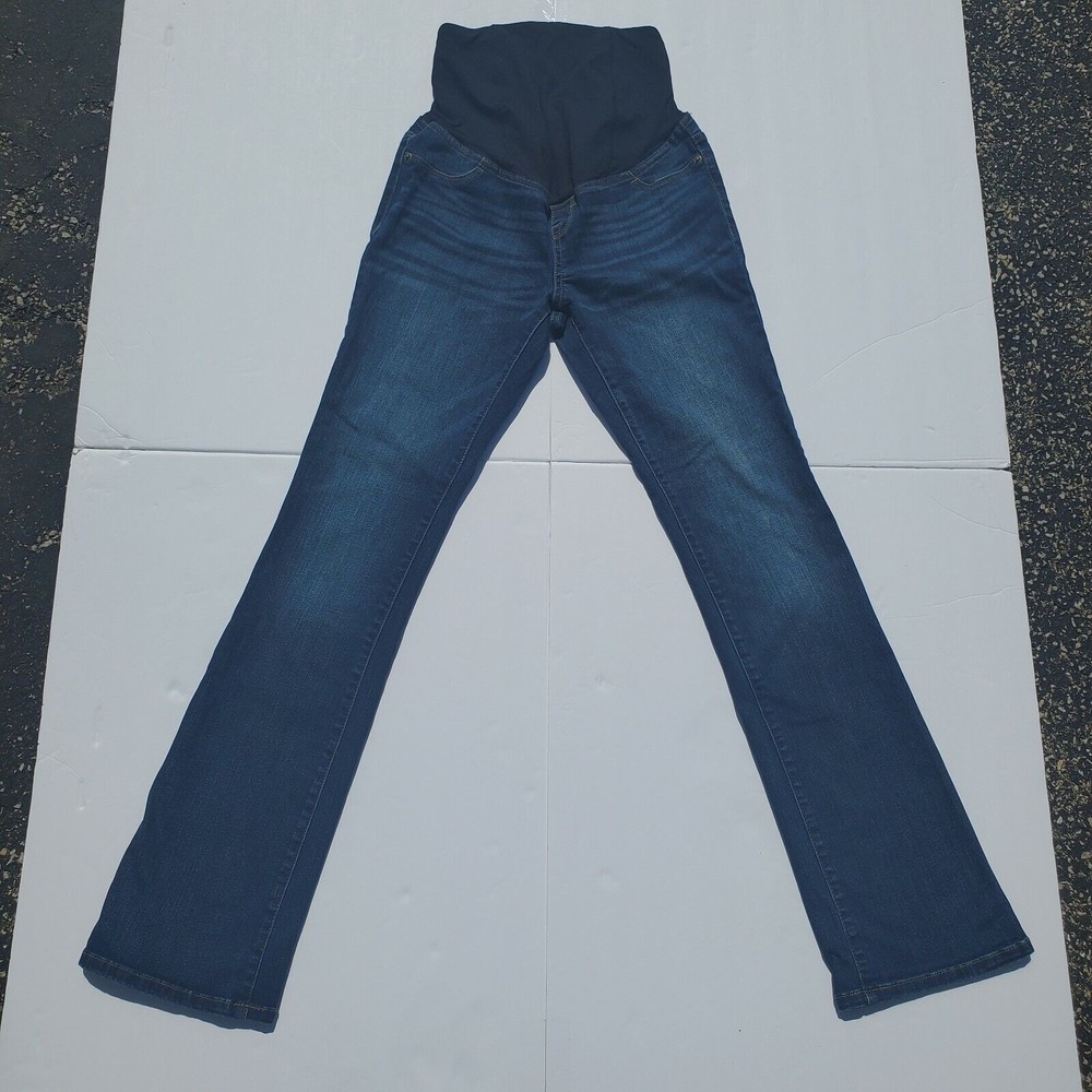 Isabel Maternity Women's Skinny Bootcut Denim Jeans Size 2 by Ingrid & Isabel